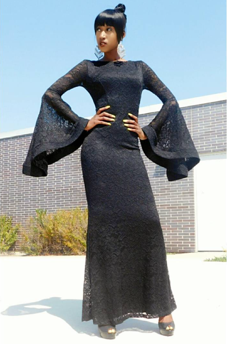 ELVIRA BELL SLEEVES MAXI